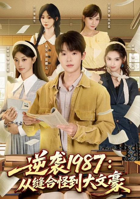 《逆袭1987：从缝合怪到大文豪（80集）家昊＆刘曙瑞＆顾珈宁＆王乐（夸克网盘）》短剧封面