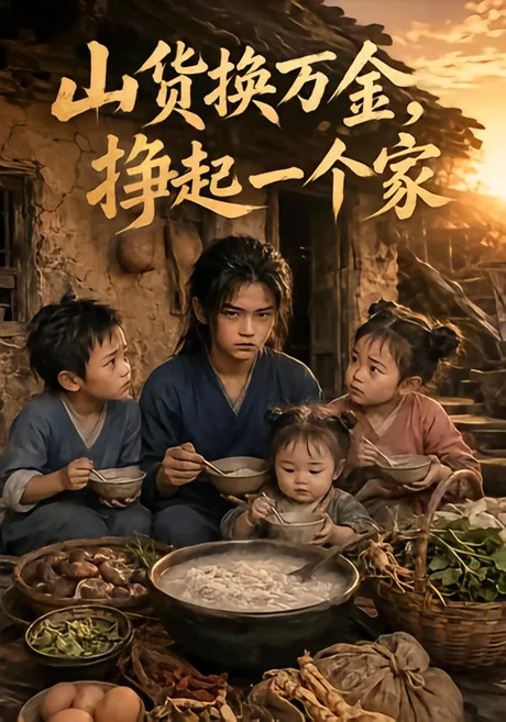 《山货换万金，挣起一个家（120集）AI短剧（夸克网盘）》短剧封面