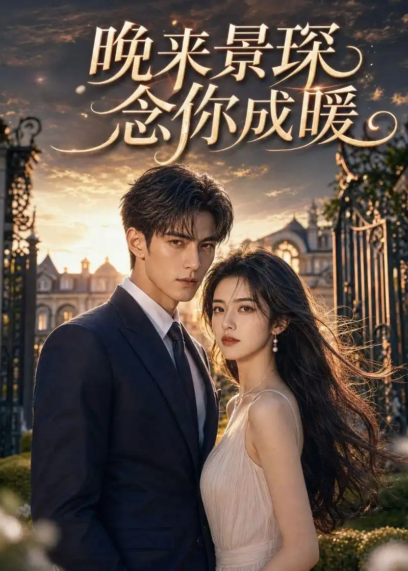 《晚来景琛，念你成暖（38集）AI短剧（夸克网盘）》短剧封面