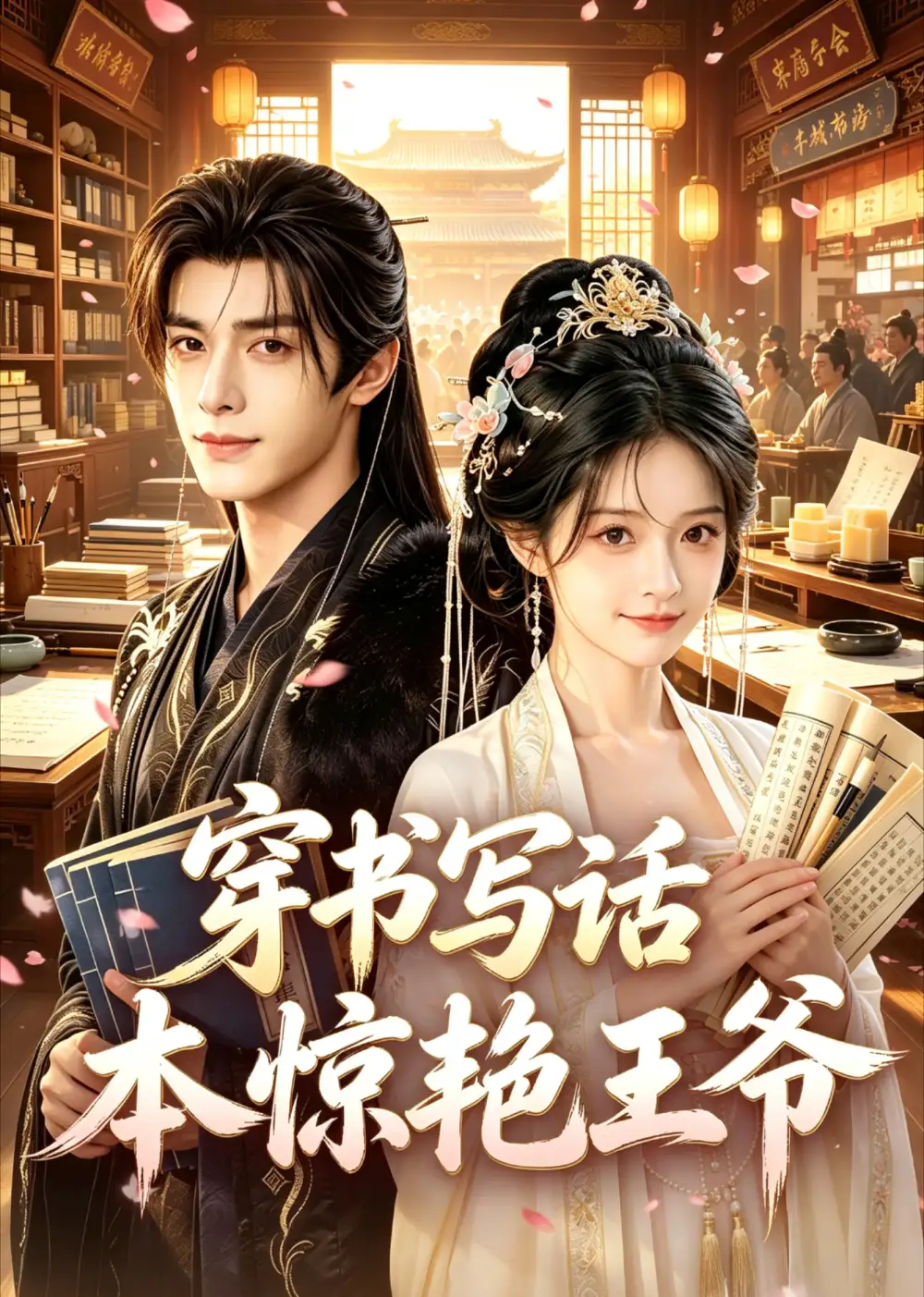 《穿书写话本惊艳王爷（60集）（夸克网盘）》短剧封面