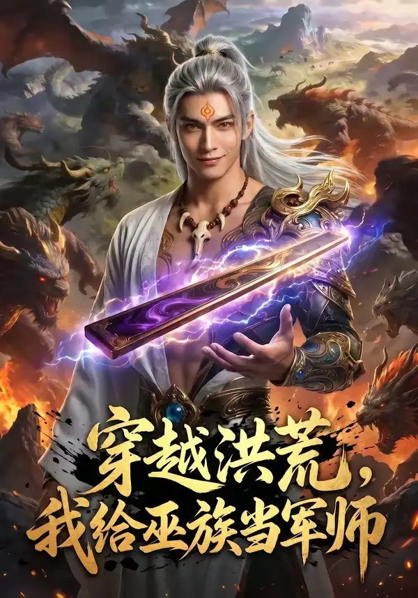 《穿越洪荒:我给巫族当军师(165集)(夸克网盘)》短剧封面