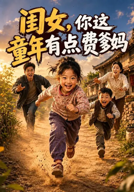 《闺女，你这童年有点费爹妈（47集）（夸克网盘）》短剧封面