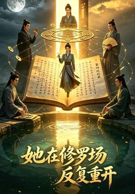 《她在修罗场反复重开(42集)(夸克网盘)》短剧封面