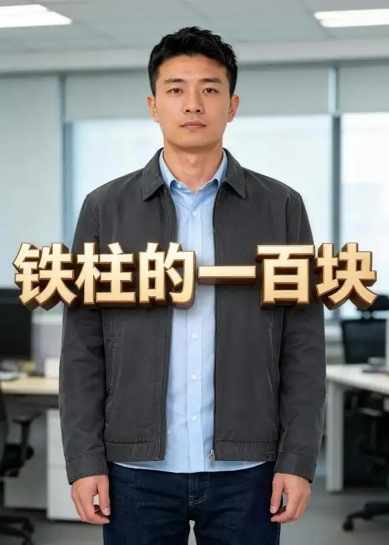 《铁柱的一百块(58集)Ai短剧》短剧封面
