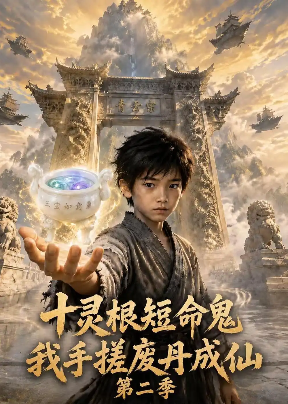 《十灵根短命鬼?我手搓废丹成仙第二季(68集)(夸克网盘)》短剧封面