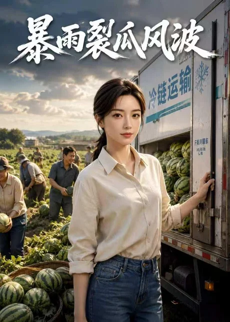 《暴雨裂瓜风波（60集）AI短剧（百度网盘）》短剧封面