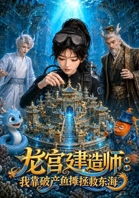 《龙宫建造师：我靠破产鱼摊拯救东海（80集）（夸克网盘）》短剧封面