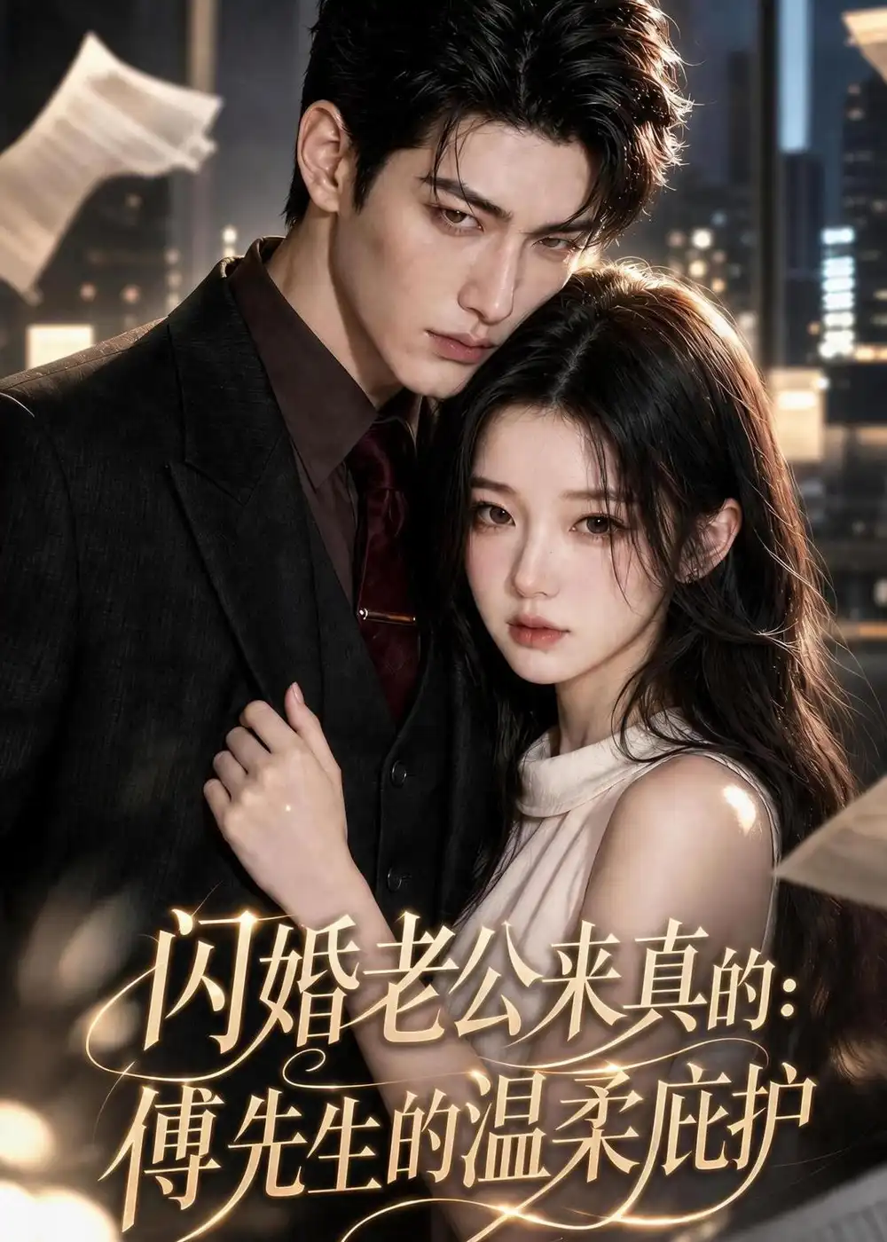 《闪婚老公来真的：傅先生的温柔庇护（115集）（夸克网盘）》短剧封面