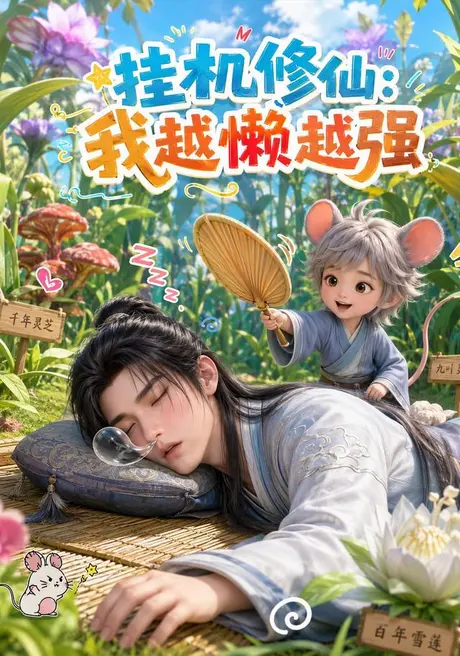 《挂机修仙：我越懒越强（103集）AI短剧 (2026)》短剧封面