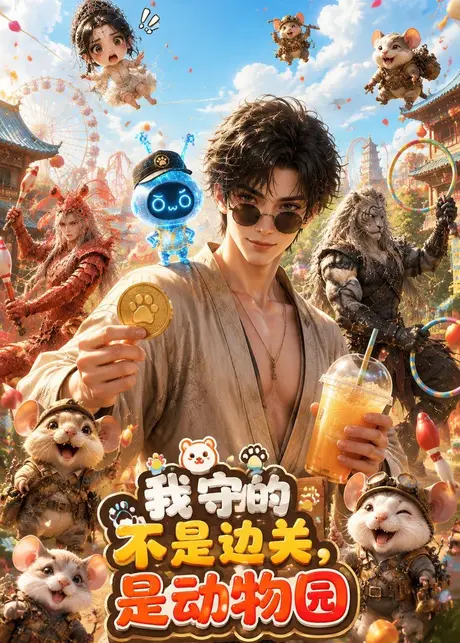 《我守的不是边关,是动物园(114集)AI短剧 (2026)》短剧封面