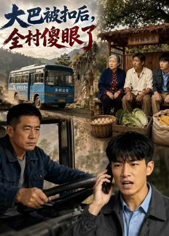 《大巴被扣后，全村傻眼了（48集）AI短剧（夸克网盘）》短剧封面