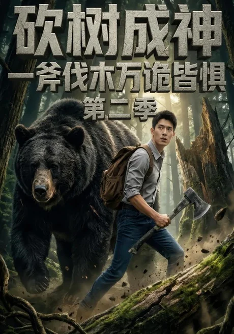 《砍树成神：一斧伐木万诡皆惧第二季（89集）（百度网盘）》短剧封面
