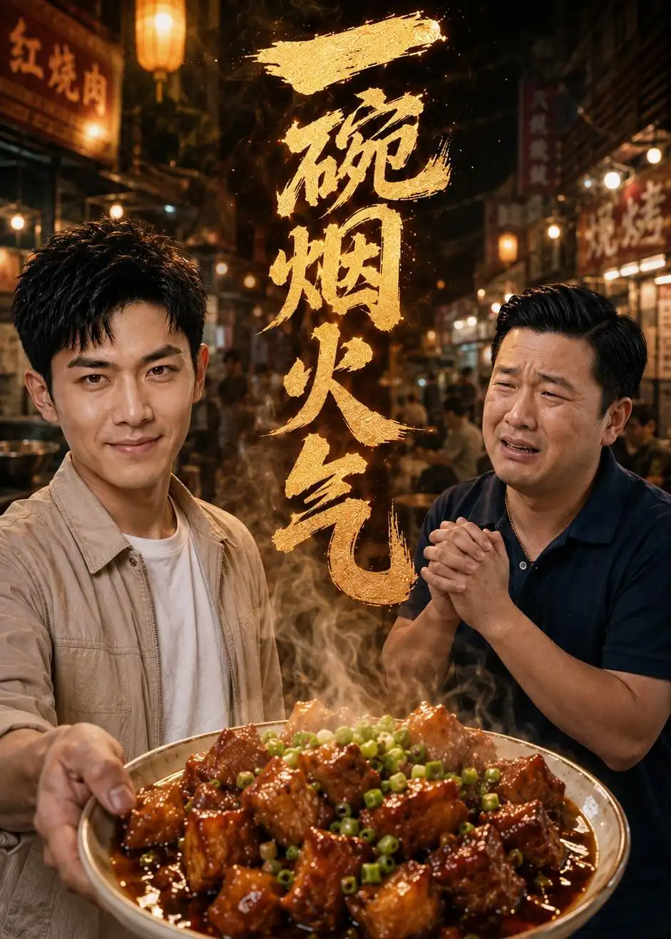 《一碗烟火气（41集）Ai短剧（夸克网盘）》短剧封面