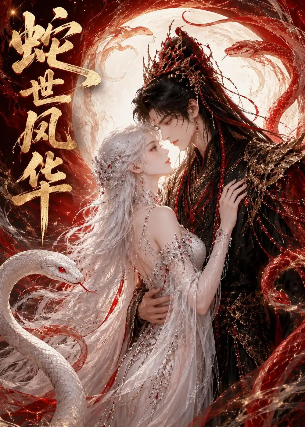 《蛇世风华(39集)AI短剧(夸克网盘)》短剧封面