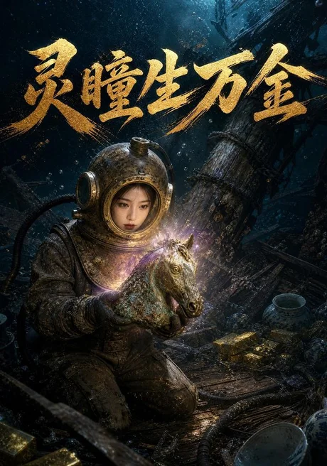 《灵瞳生万金（59集）AI短剧（夸克网盘）》短剧封面