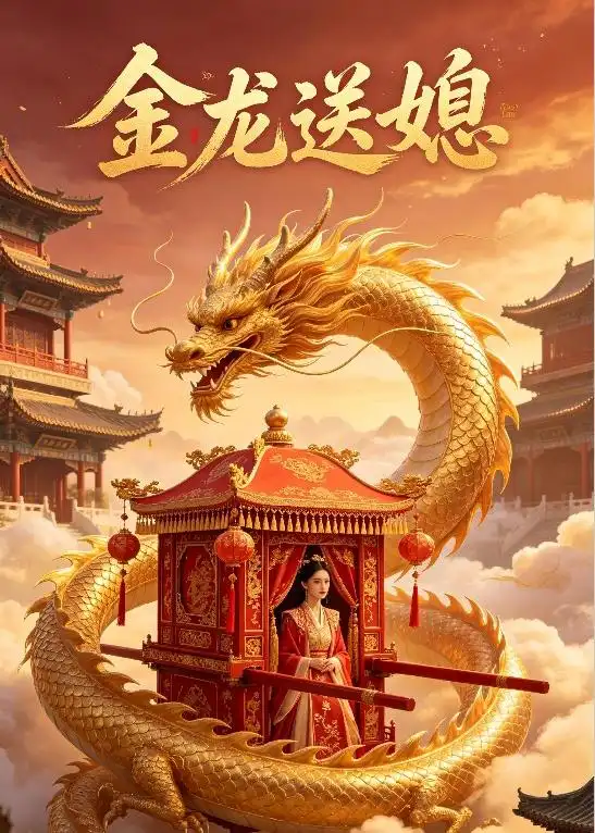《金龙送媳(30集)AI短剧(夸克网盘)》短剧封面