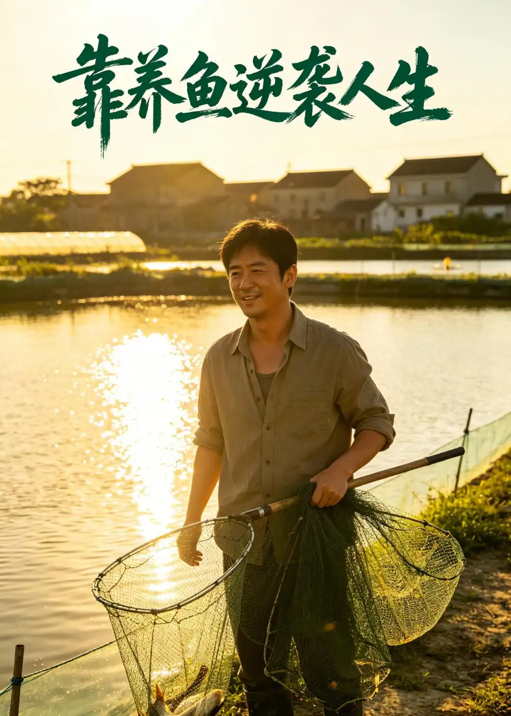 《靠养鱼逆袭人生（49集）Ai短剧（夸克网盘）》短剧封面