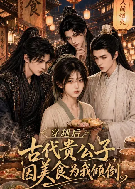 《穿越后古代贵公子因美食为我倾倒（60集）AI短剧 (2026)》短剧封面