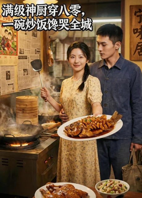 《满级神厨穿八零，一碗炒饭馋哭全城（60集）（百度网盘）》短剧封面