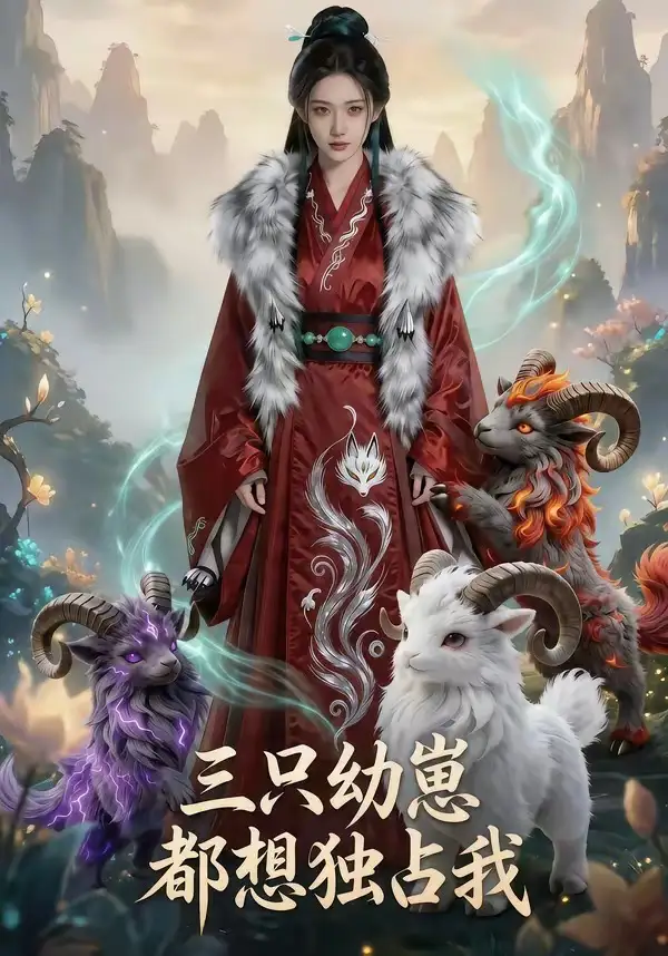 《三只幼崽都想独占我（87集）（夸克网盘）》短剧封面