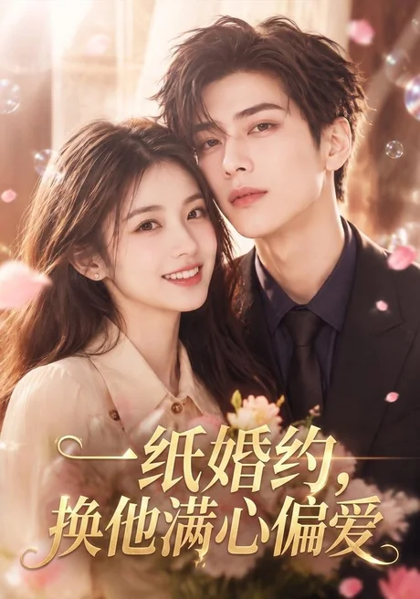 《一纸婚约，换他满心偏爱（66集）（夸克网盘）》短剧封面