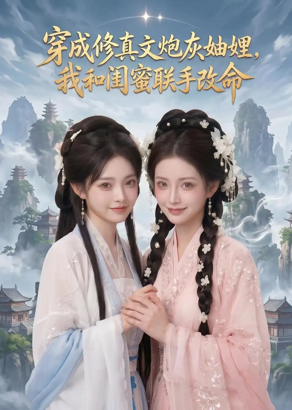 《穿成修真文炮灰妯娌，我和闺蜜联手改命（74集）（夸克网盘）》短剧封面