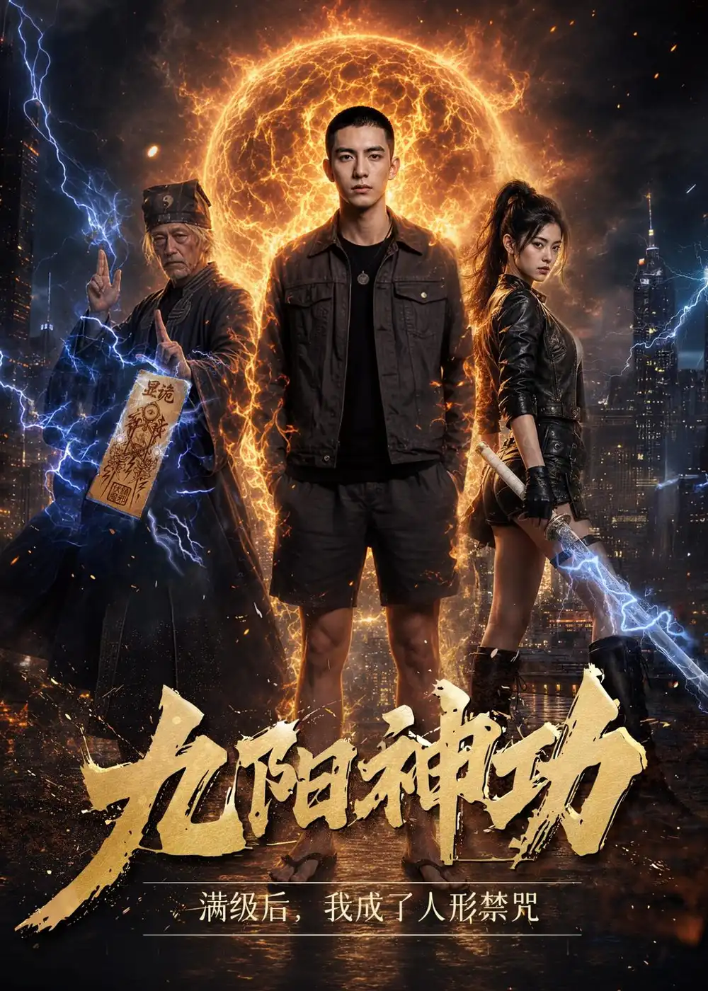 《九阳神功满级后，我成了人形禁咒（66集）AI短剧 (2026)》短剧封面