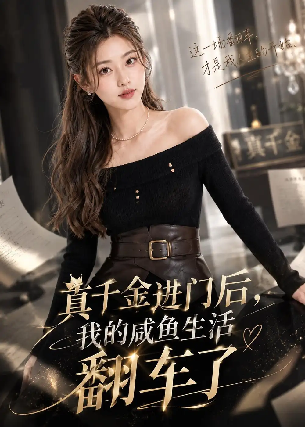 《真千金进门后,我的咸鱼生活翻车了(32集)(夸克网盘)》短剧封面