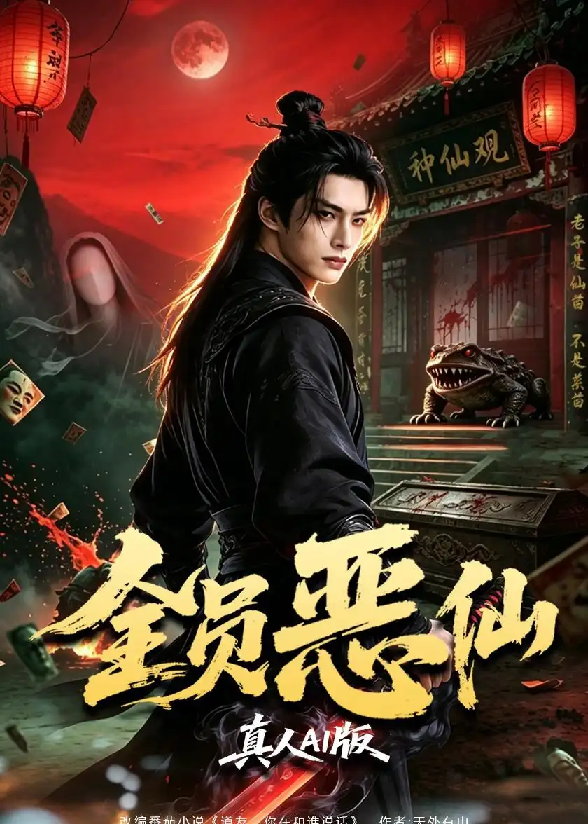 《全员恶仙真人AI版（118集）AI短剧 (2026)》短剧封面