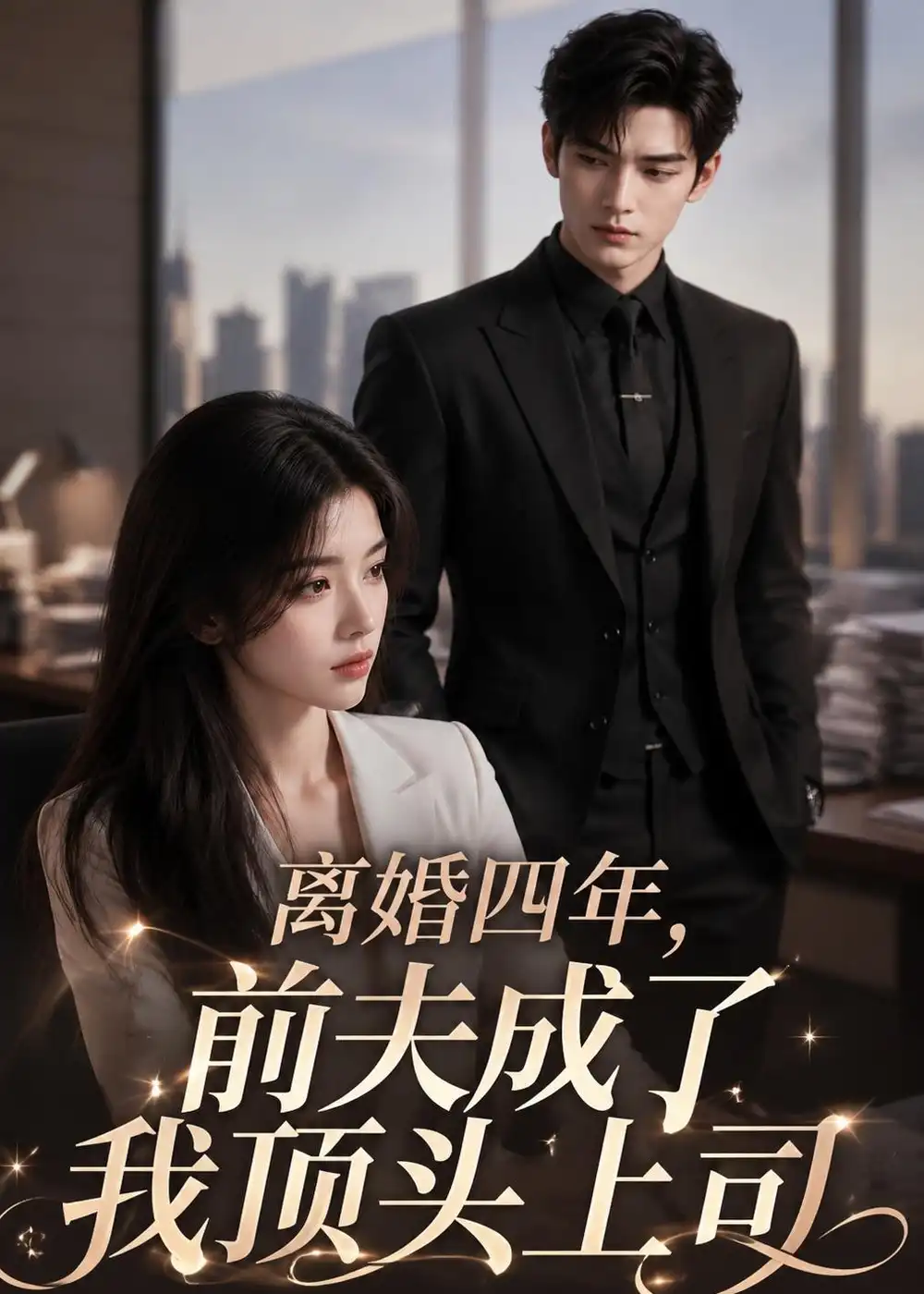 《离婚四年,前夫成了我顶头上司(63集)(夸克网盘)》短剧封面