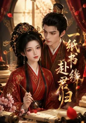 《一纸书缘赴君归（100集）（夸克网盘）》短剧封面