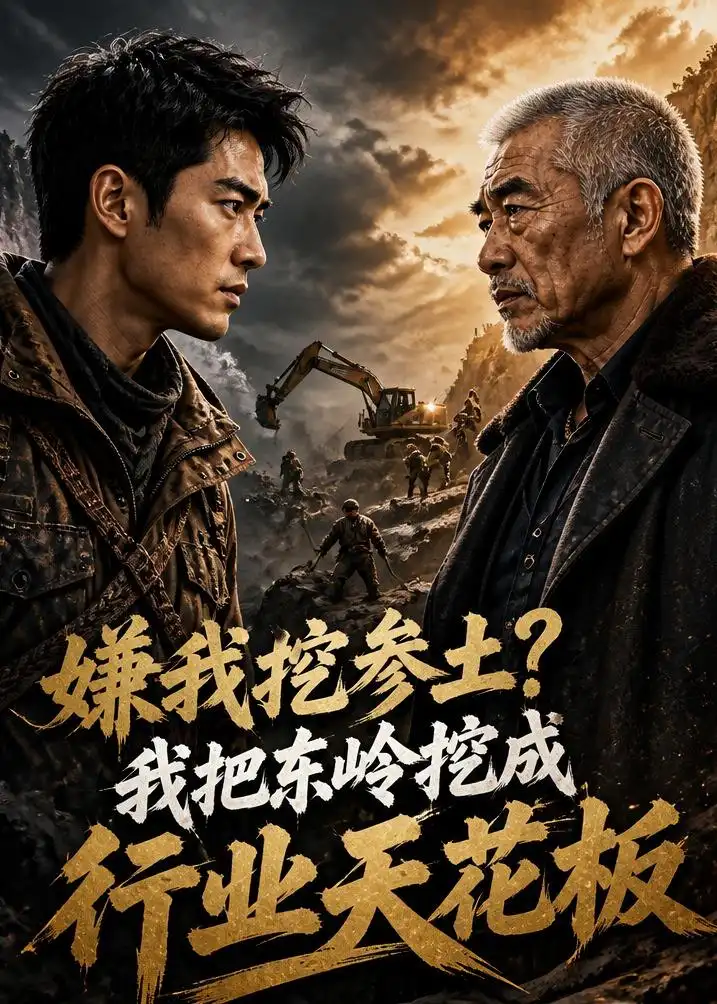 《嫌我挖参土？我把东岭挖成行业天花板（60集）AI短剧（夸克网盘）》短剧封面