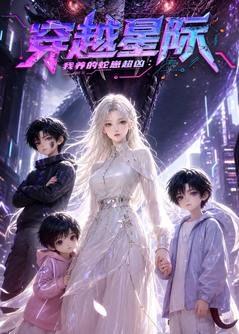 《穿越星际:我养的蛇崽超凶(60集)(夸克网盘)》短剧封面