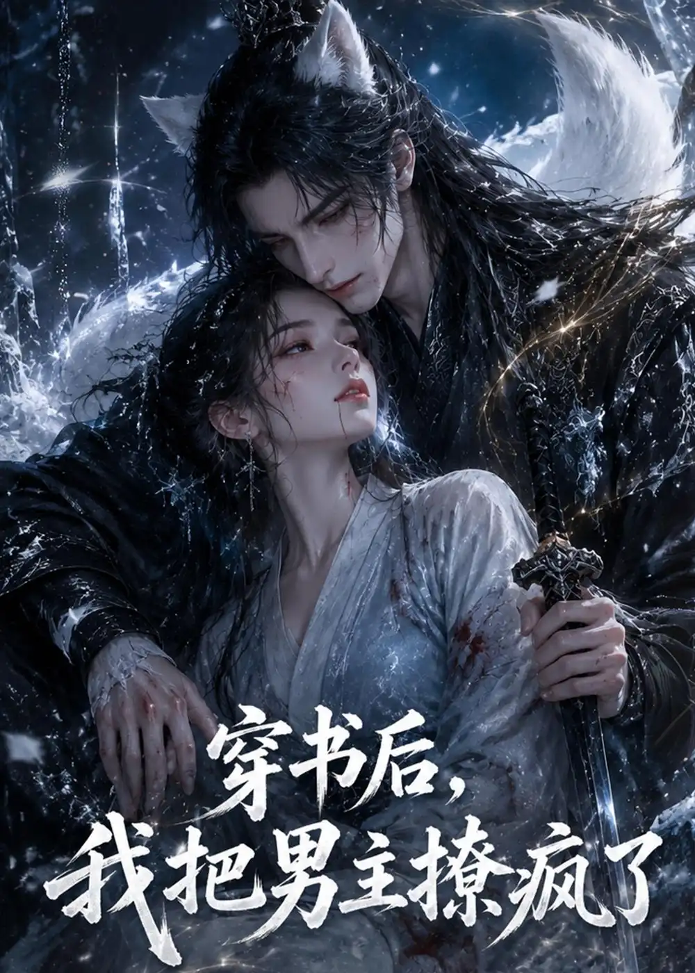 《穿书后，我把男主撩疯了（70集）AI短剧 (2026)》短剧封面