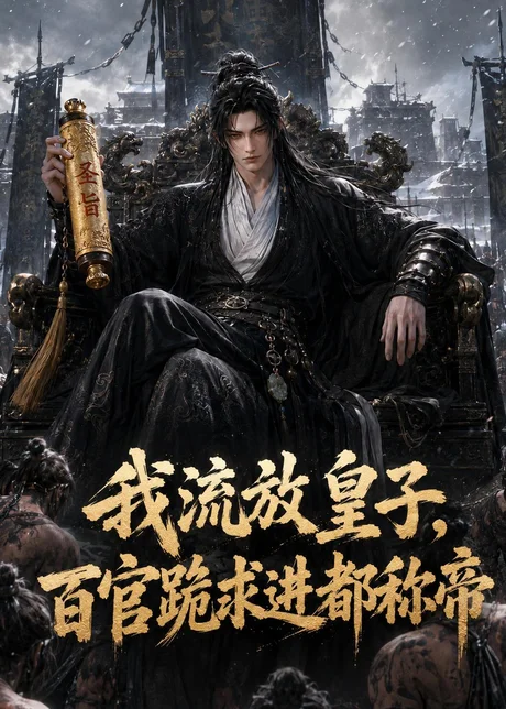 《我流放皇子,百官跪求进都称帝(73集)(百度网盘)》短剧封面