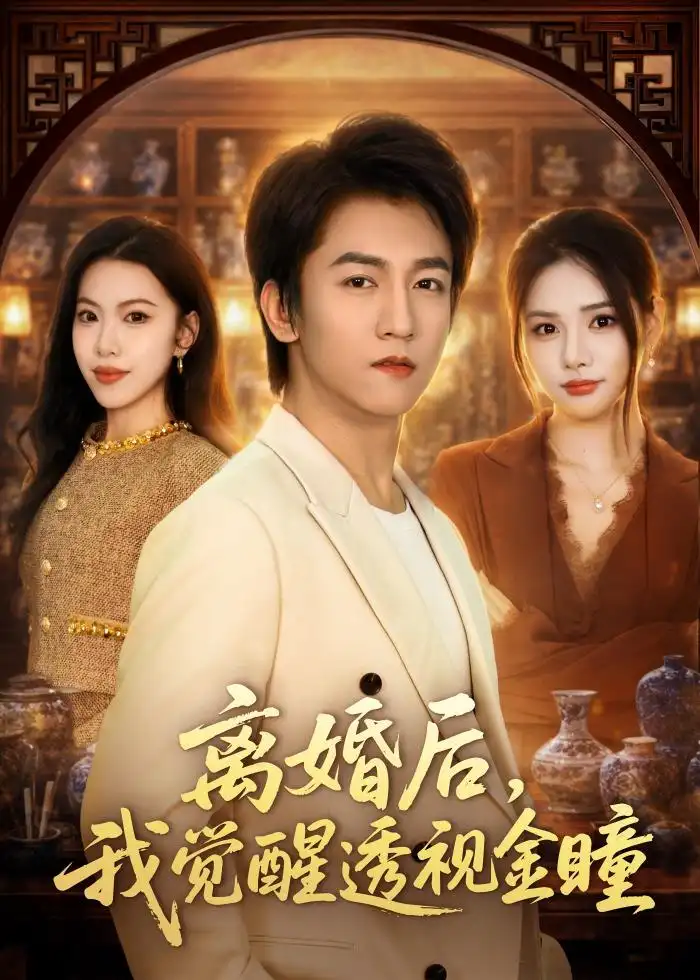 《离婚后，我觉醒透视金瞳（80集）李泽源＆李尔（夸克网盘）》短剧封面