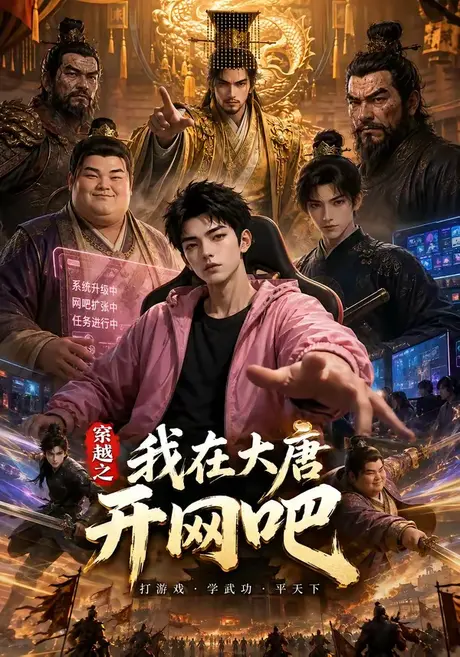 《穿越之我在大唐开网吧（114集）（夸克网盘）》短剧封面