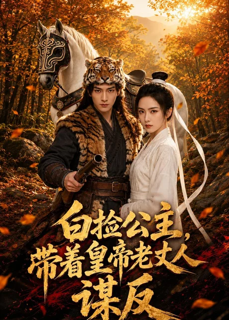 《白捡公主,带着皇帝老丈人谋反(72集)(百度网盘)》短剧封面