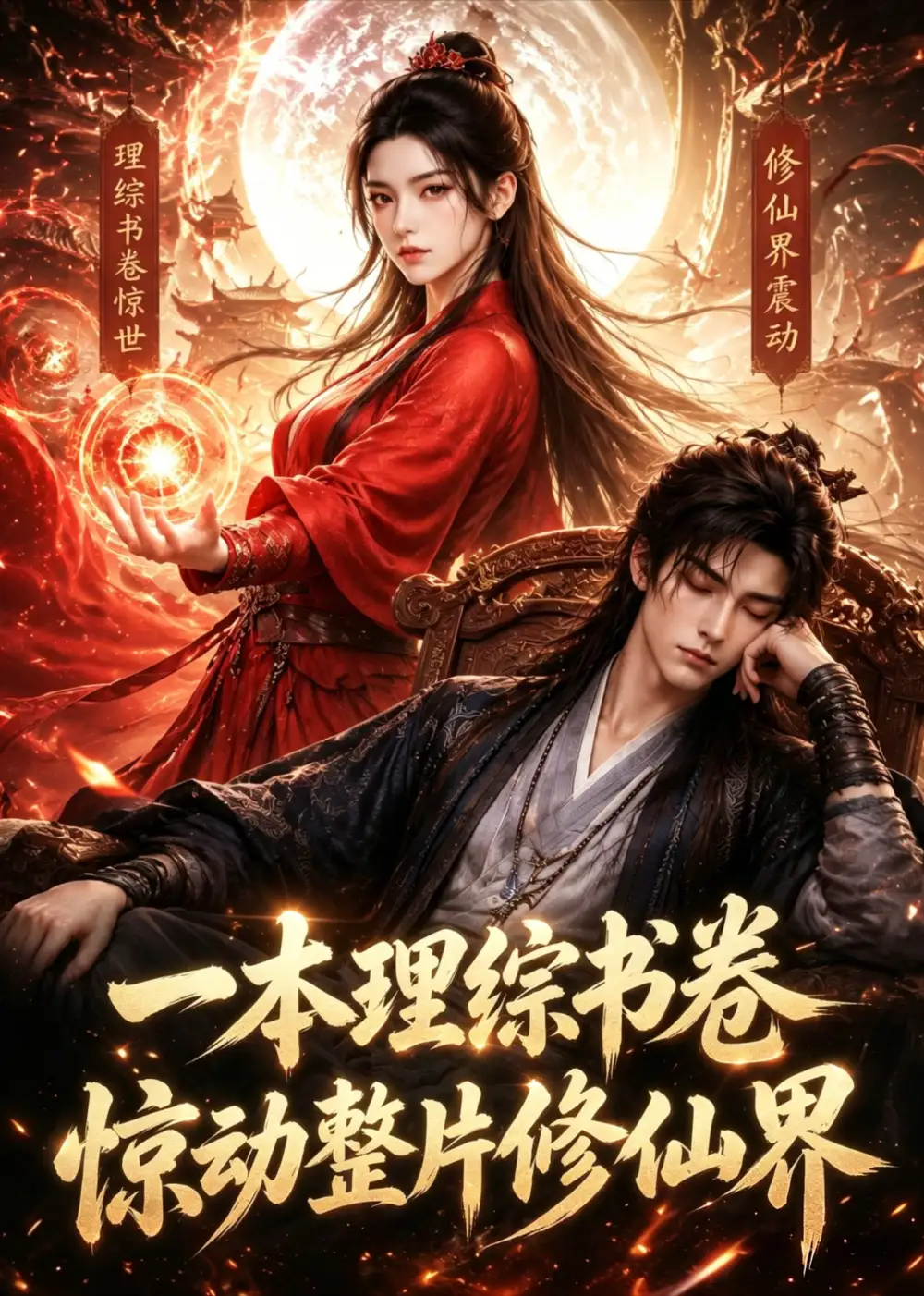 《一本理综书卷惊动整片修仙界(53集)AI短剧 (2026)》短剧封面
