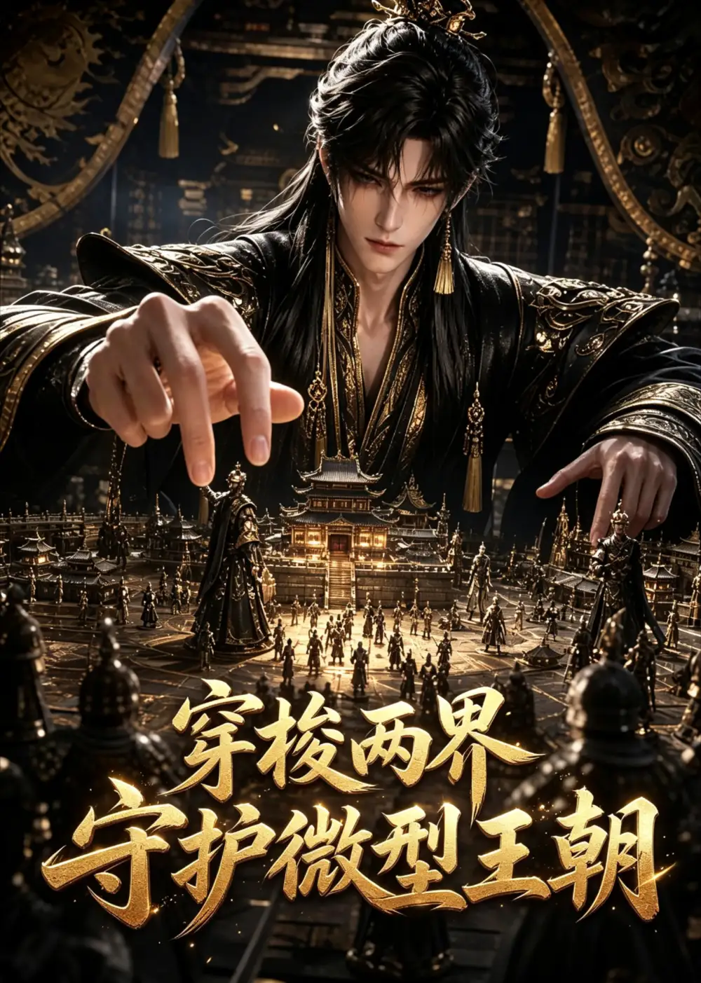 《穿梭两界守护微型王朝(20集)AI短剧 (2026)》短剧封面
