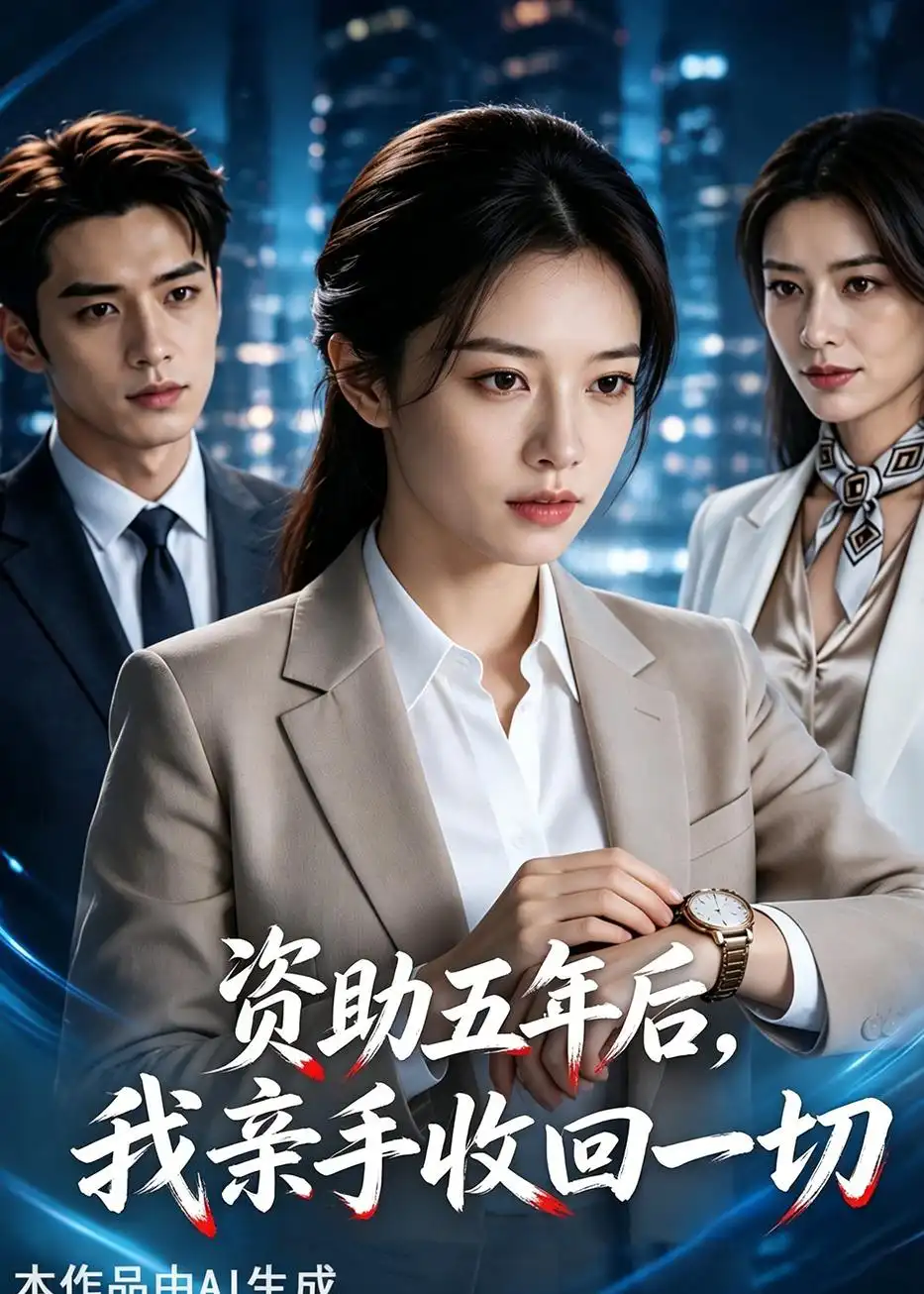 《资助五年后,我亲手收回一切(31集)AI短剧(夸克网盘)》短剧封面