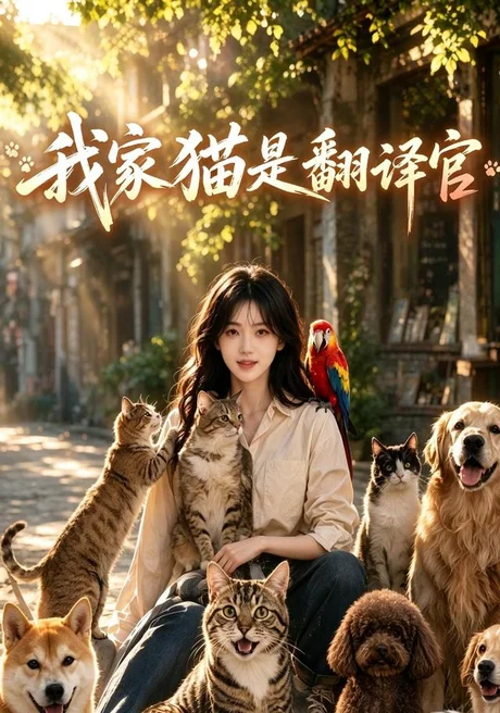 《我家猫是翻译官（67集）Ai短剧（百度网盘）》短剧封面