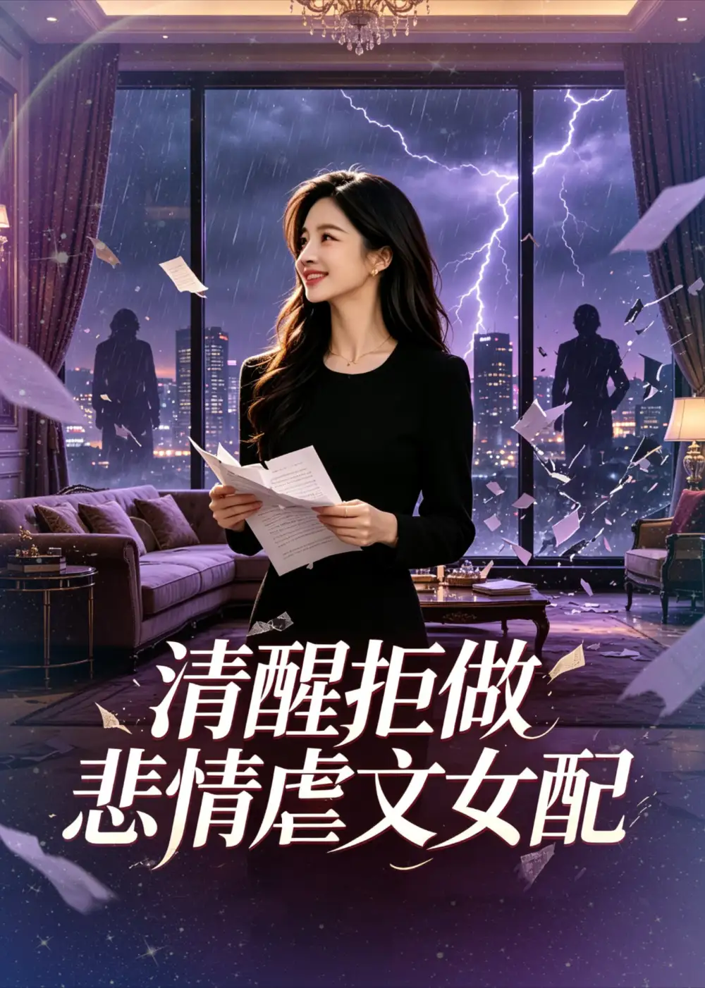 《清醒拒做悲情虐文女配（41集）AI短剧 (2026)》短剧封面