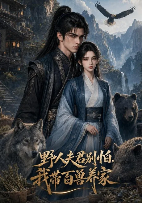 《野人夫君别怕，我带百兽养家（69集）（百度网盘）》短剧封面