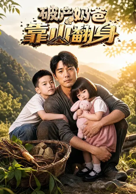 《破产奶爸靠山翻身（130集）AI短剧（夸克网盘）》短剧封面