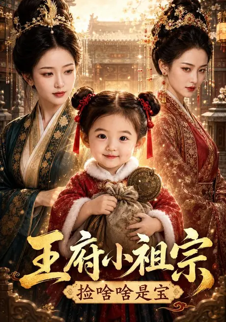 《王府小祖宗，捡啥啥是宝（120集）AI短剧（夸克网盘）》短剧封面