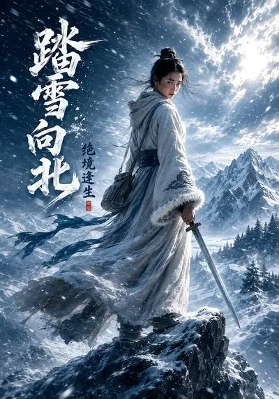 《踏雪向北，绝境逢生（44集）AI短剧 (2026)》短剧封面