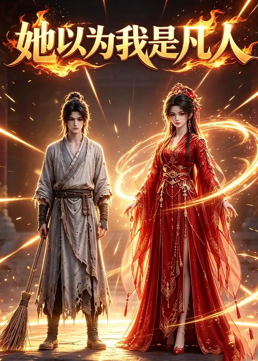 《她以为我是凡人（61集）漫剧 (2026)》短剧封面