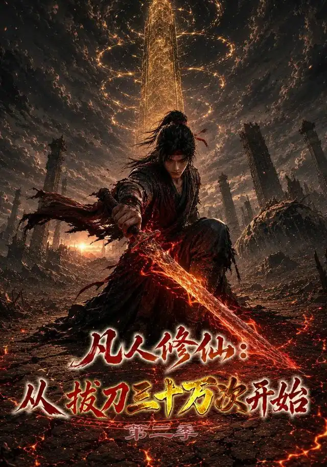 《凡人修仙：从拔刀三十万次开始第二季（121集）（夸克网盘）》短剧封面