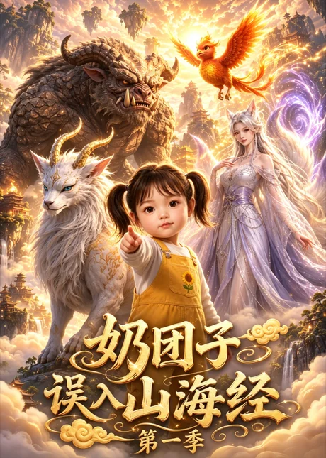 《奶团子误入山海经第一季（52集）（百度网盘）》短剧封面